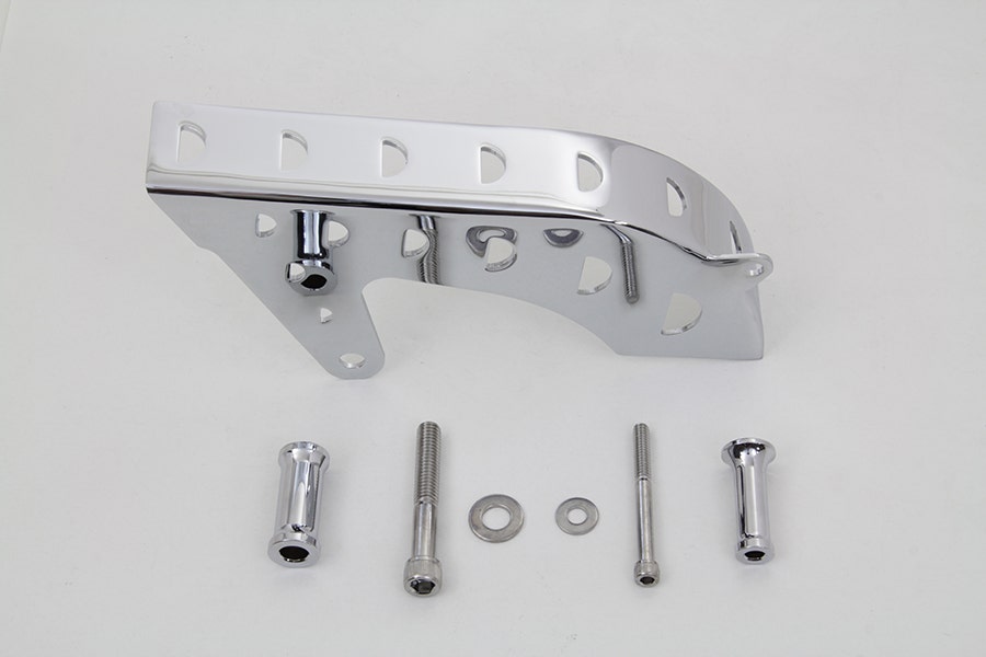 V-Twin Outlaw Style Chrome Belt Guard Kit for '04-Up Harley Sportster XL Models
