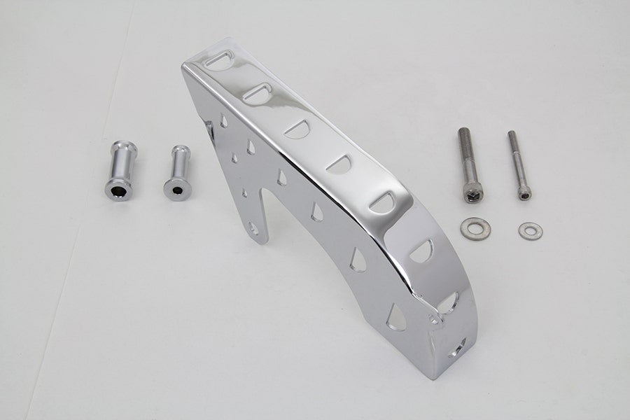 V-Twin Outlaw Style Chrome Belt Guard Kit for '04-Up Harley Sportster XL Models