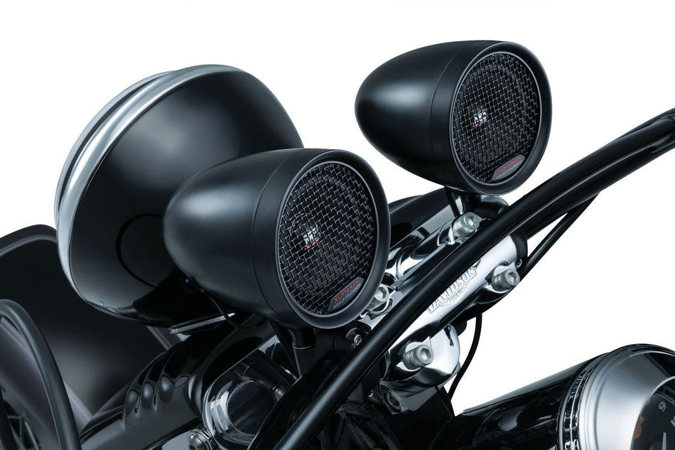 Kuryakyn RoadThunder Black Speaker Pods & Bluetooth® Audio Controller MTX 2713