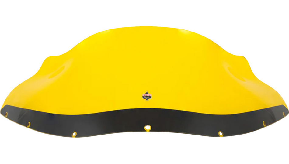 Klock Werks 9" Yellow Kolor Flare Windshield 4 Harley FXRP