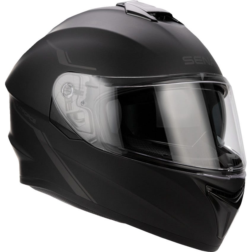 Sena Outforce Matte Black Bluetooth 5.0 Intercom 5.0 Fullface Helmet