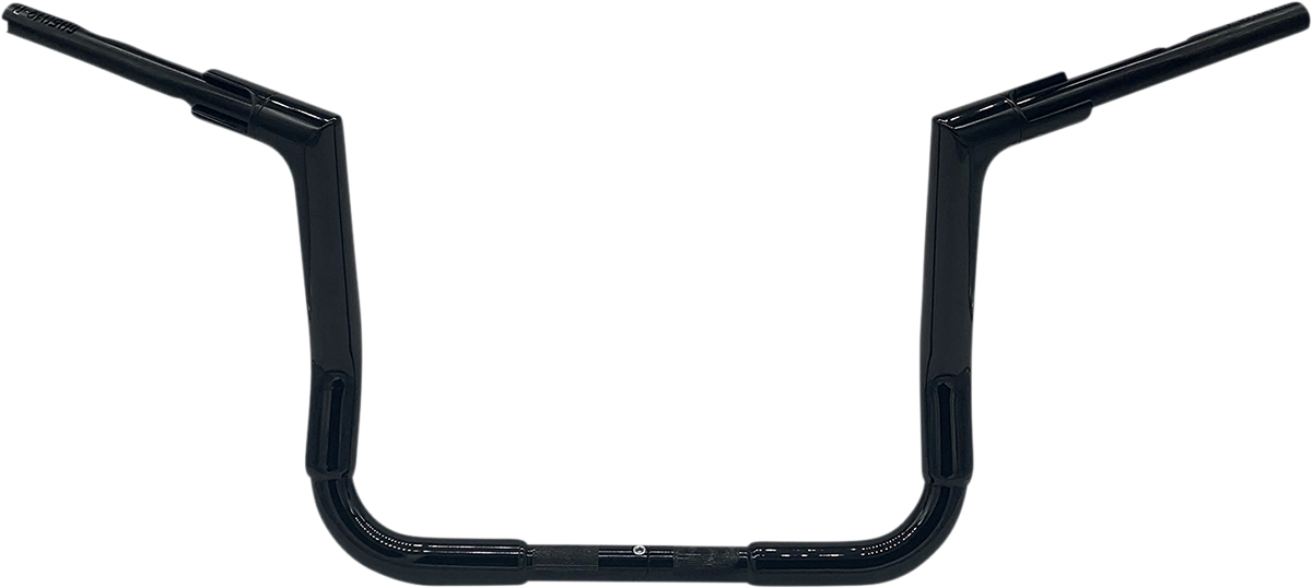 FBI Fat Baggers 1-1/2" EZ Flat Top Handlebars for 14-20 FLHT/FLHX & Trike - Black / 12"