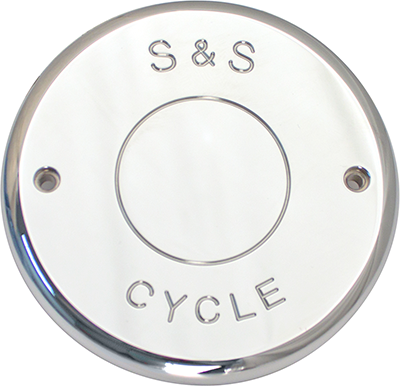 S&S Cycle 170-0239 Brushed Nostalgic Script Air Cleaner Cover for 14-19 Indian