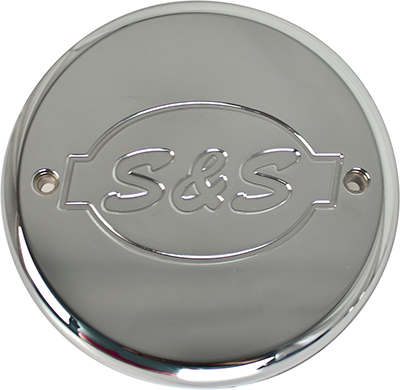 S&S Cycles 170-0242 Chrome Logo Air Cleaner Cover for 14-19 Indian Models