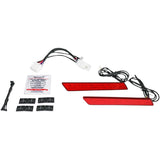 Custom Dynamics Saddlebag Latch LED Light Reflector Kit Harley FLHX FLTRX 10-13