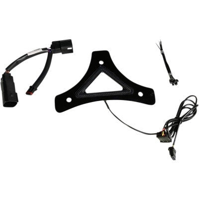 Custom Dynamics Dual Intensity Run/Brake LED Backrest Black Harley XL 04-20