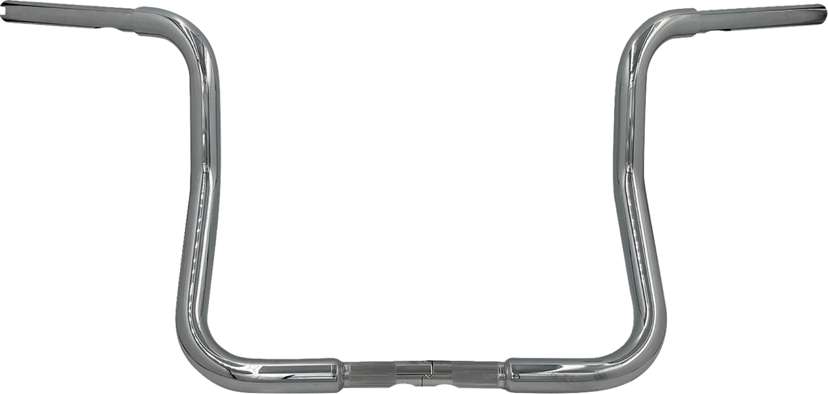 FBI Fat Baggers 1-1/4" EZ Round Top Handlebars for Harley-Davidson FLH/X '08-'25 - Chrome
