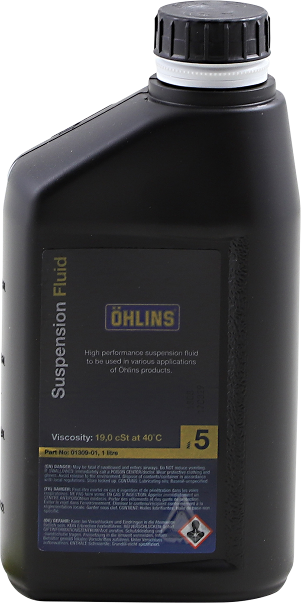 Ohlins Road & Track 5W Suspension Fluid - 1 Liter