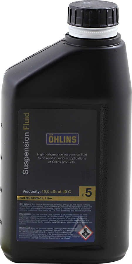 Ohlins Road & Track 5W Suspension Fluid - 1 Liter