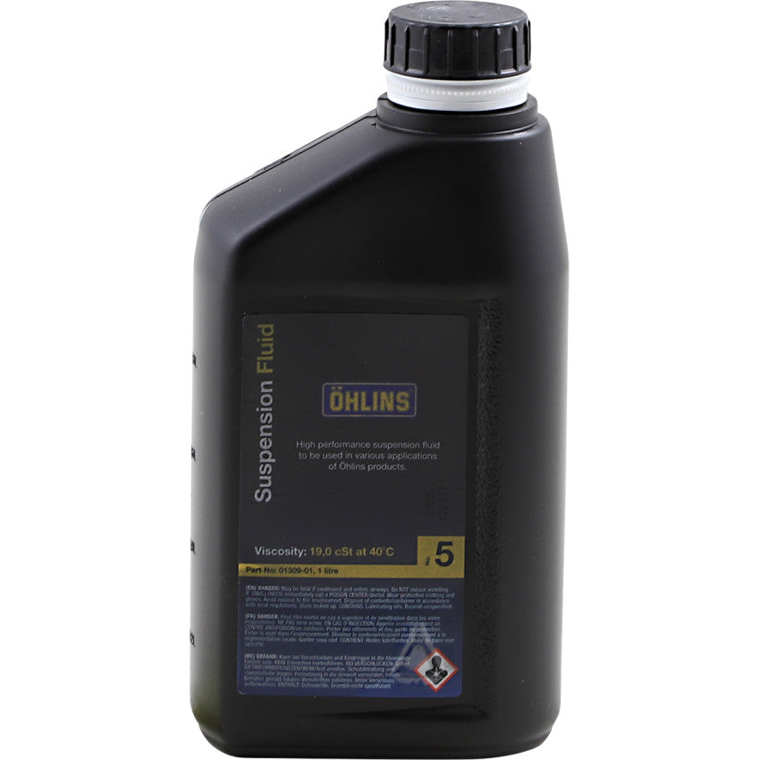 Ohlins Road and Track Fork Suspension Fluid - 5wt - 1L 01309-01x