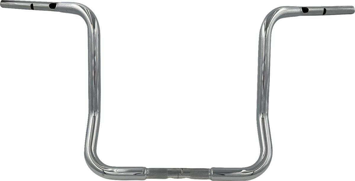 FBI Fat Baggers 1-1/4" EZ Round Top Handlebars for Harley-Davidson FLH/X '23-'26 - Chrome / 16"