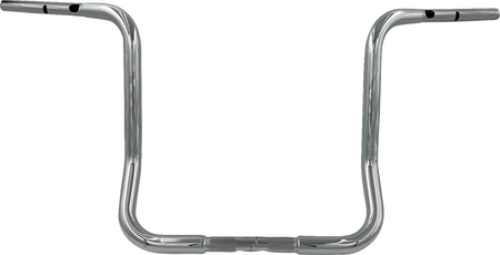 FBI Fat Baggers 1-1/4" EZ Round Top Handlebars for Harley-Davidson FLH/X '23-'26 - Chrome / 16"