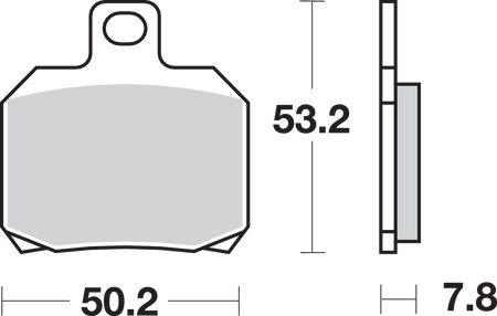 SBS Street Excel Sintered Brake Pads for Select 2003-2022 Benelli Models