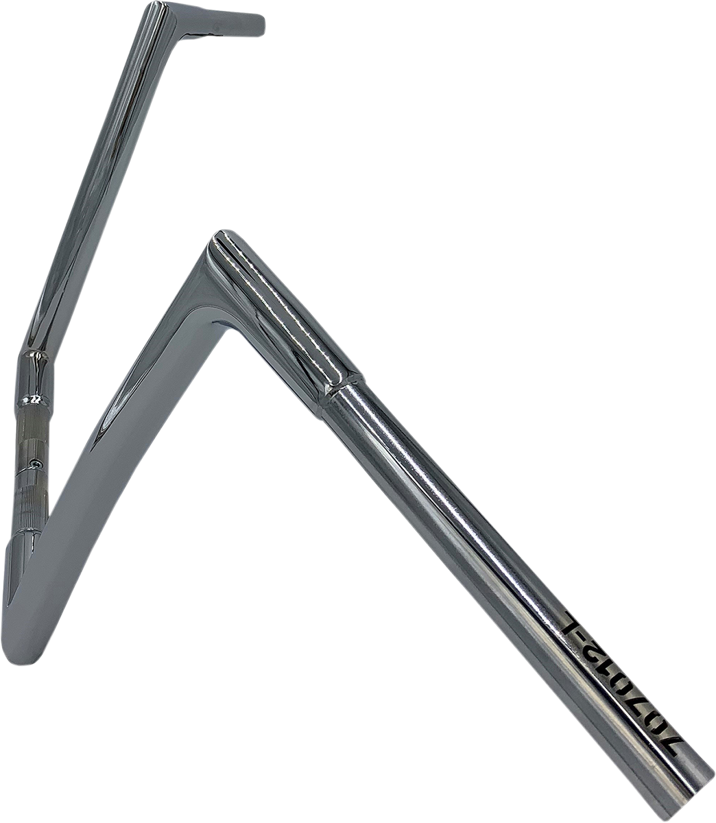 FBI Fat Baggers 1-1/4" EZ Flat Top Handlebars for FLTR '98-'13 / FLHR '94-'22 - Chrome / 12"
