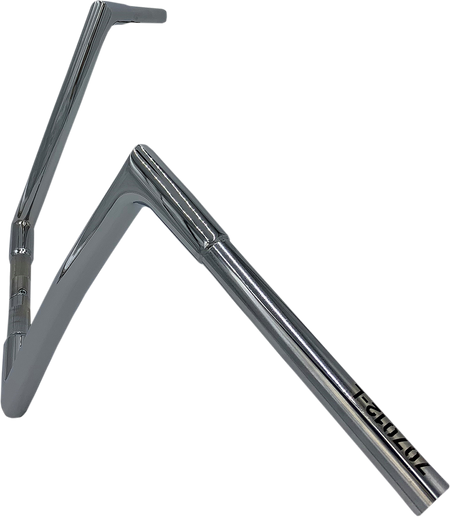 FBI Fat Baggers 1-1/4" EZ Flat Top Handlebars for FLTR '98-'13 / FLHR '94-'22 - Chrome / 12"