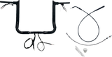 FBI Fat Baggers 1-1/2" EZ Pointed Top Pre-Wired Handlebars for FLH/X '23-'26 - Black / 14"