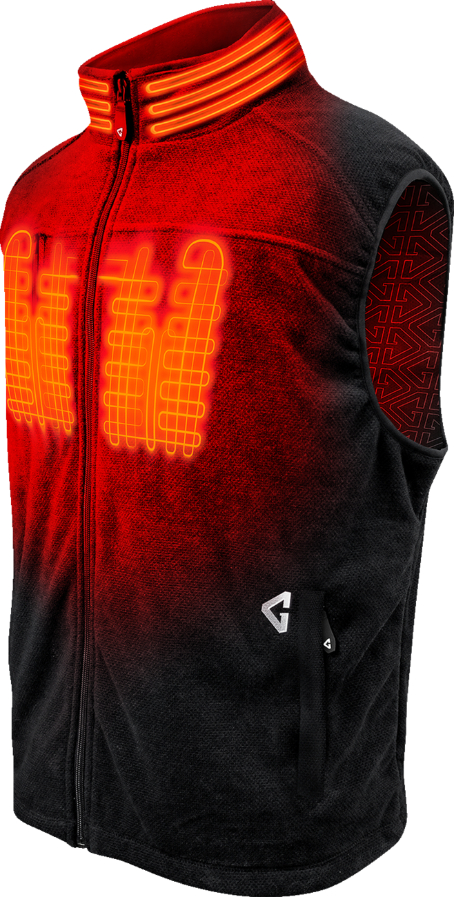 Gerbing Heated Clothing Mens 7V Thermite Fleece Heated Vest 2.0
