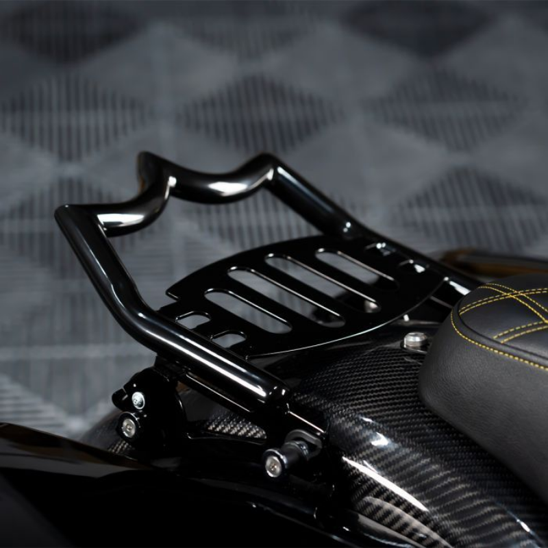 Hogworkz HW157321 Black Havoc Luggage Rack for Harley 09-25 Touring