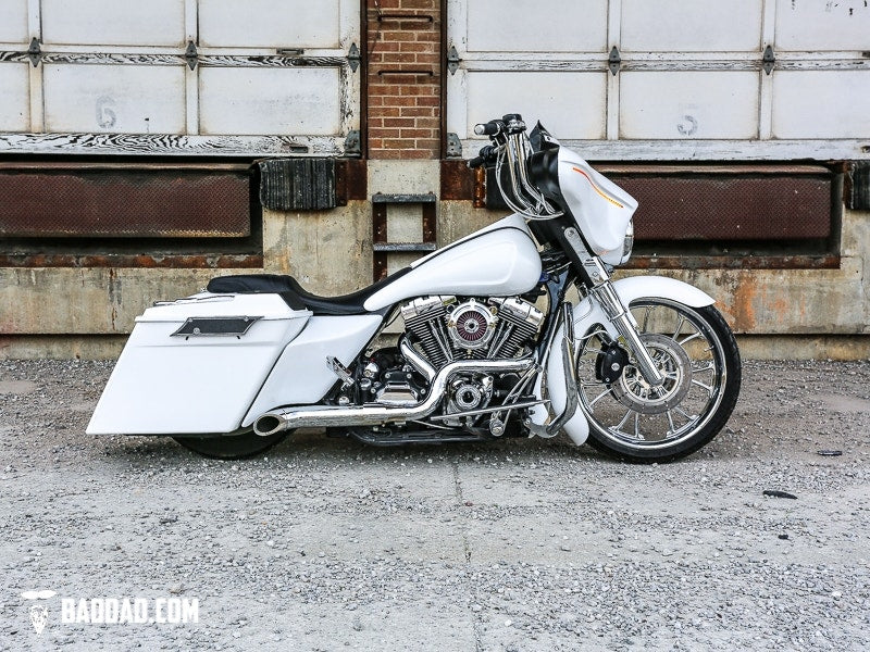 Bad Dad 21" Wrap Front Fender Harley or Metric Universal Custom Bagger 80953-4