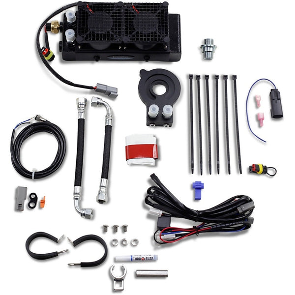 UltraCool SMT8-3 Dual Liquid Cooled Oil Cooler Kit Harley