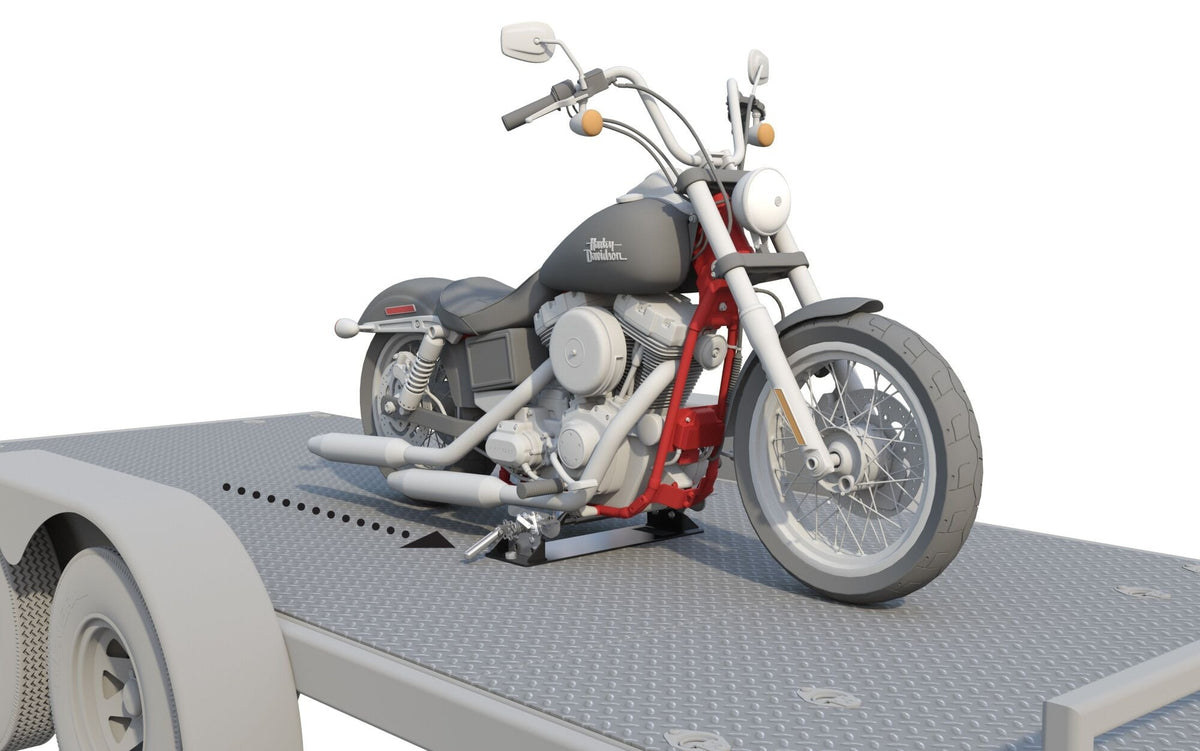 B&W MC2301 Biker Bar Strapless Motorcycle Removable Clamp Bar FLH/T