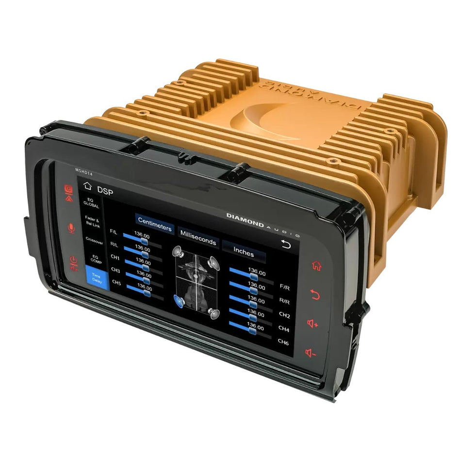 Diamond Audio Plug-N-Play 7" Touch Screen Digital Media Receiver 4 Harley 2014+