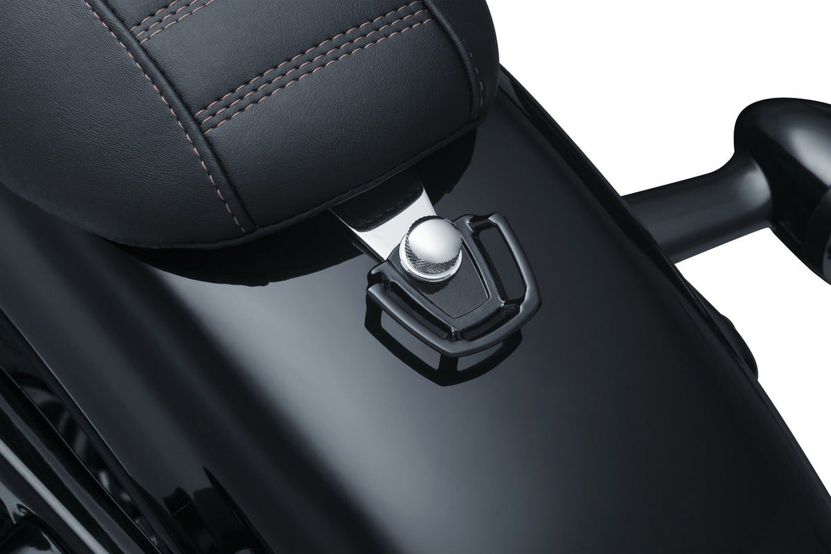 Kuryakyn Black Seat Bolt Tie-Down Anchor for Harley Cruiser & Touring Models