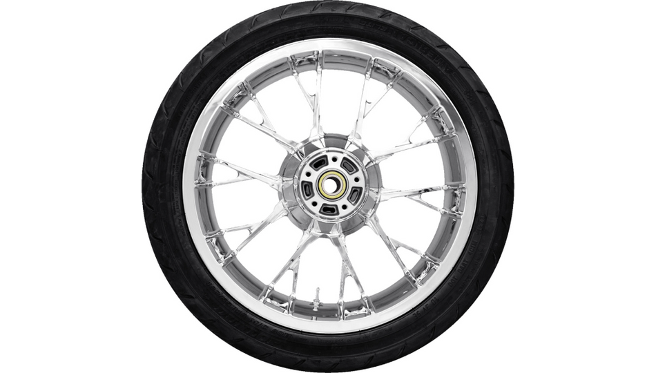 Coastal Moto 3D Chrome Marlin Rear Wheel W/ Dunlop Tire for 08-23 FLH/T