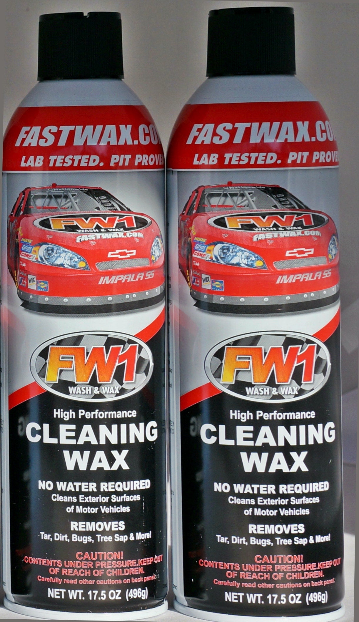Waterless Wash & Wax W Carnauba Fastwax FW1 Spray Can Remove Clean