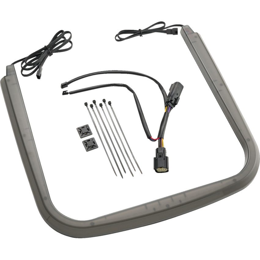 Ciro Light Smoke Lens Tailo Tour-Pak Taillight for Harley 14-24 Touring Models