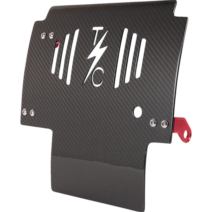 Thrashin Carbon Fiber Skid Plate W/ Brackets Harley 24 FLHX/FLTRX