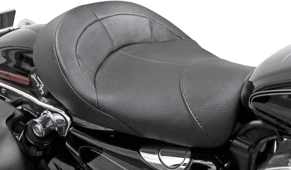 Danny Gray Bigistair Solo Seat Vinyl Smooth Stitch Harley Sportster 04-18