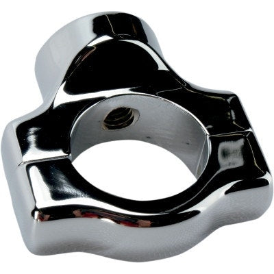 Kuryakyn 3183 Chrome Curved Horizontal Side Mount License Holder