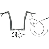 Fat Baggers EZ Install 1-1/2" Flat Top Handlebar Kit Harley 23-24 FLTRX