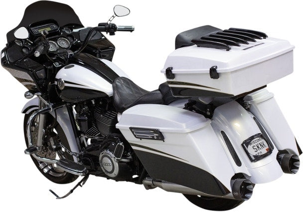 S&S 550-0828 Shadow Ghost Pipe For Sidewinder 2-1 Chrome 95-08 Harley FL Touring