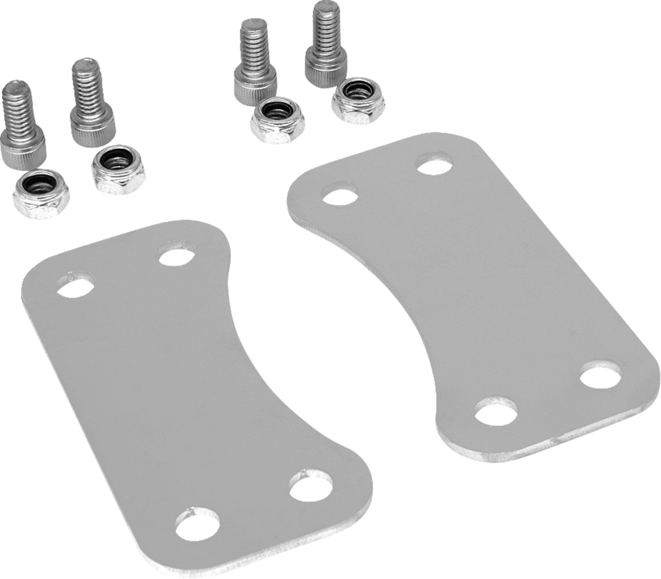 Coastal Moto 21" Silver Fender Lift Bracket Riser 4 Harley 14-24 Touring Models