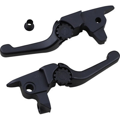 PSR 12-01661-22 Black Anthem Shorty Lever Set Pair Harley FLH/T & Trike 17-20