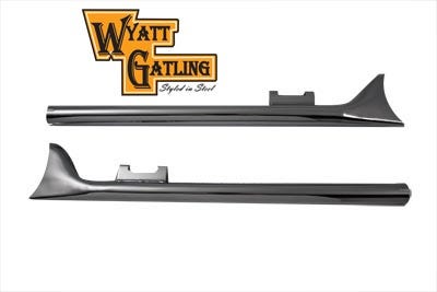Wyatt Gatling 33" Straight Fishtail Mufflers Exhaust 95-16 Harley FLH/T 30-0386