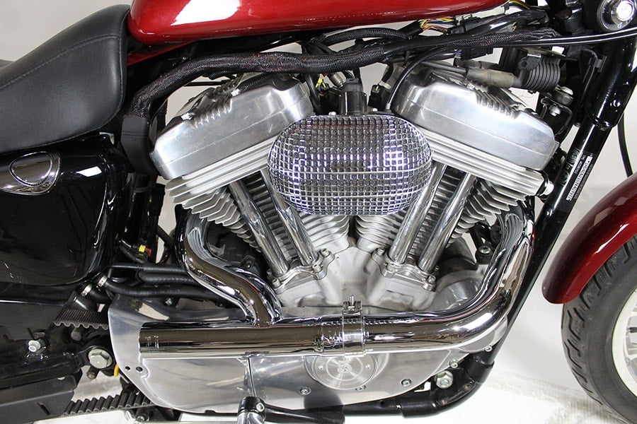 V-Twin 30-0574 Chrome 2:1 Siamese 1-3/4