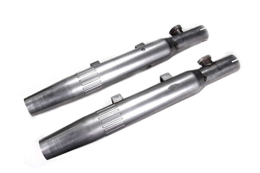 V-Twin 30-0821 Wyatt Gatling Slip-On Mufflers Chrome Harley XL Sportster 04-13