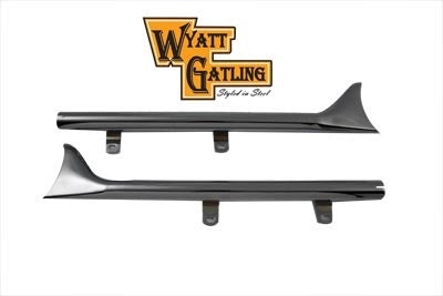 Wyatt Gatling 29" Fishtail Tip Extension Set 30-0846 Harley Softail 96-Up