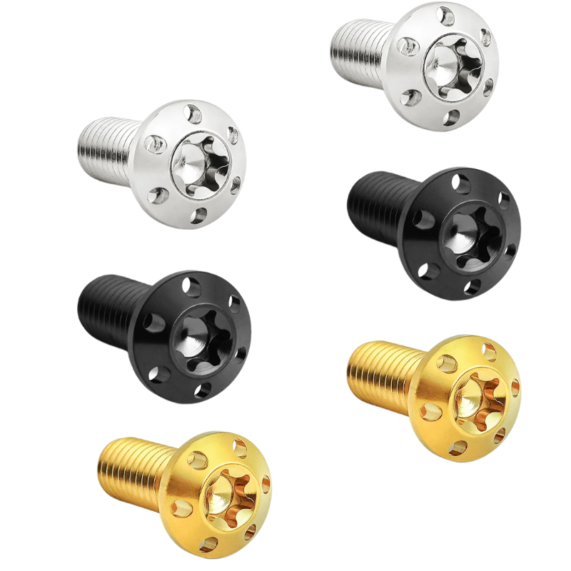 Arlen Ness Titanium Front Holeshot Brake Rotor Bolt Kit 4 Harley Models