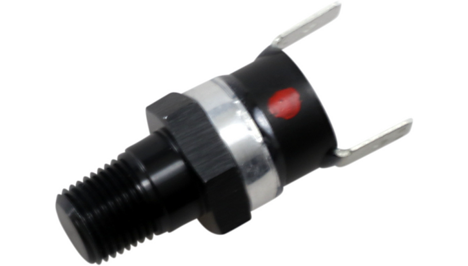 Jagg Oil Coolers 190° F Preset 12V Miniature Thermal Switch for Harley