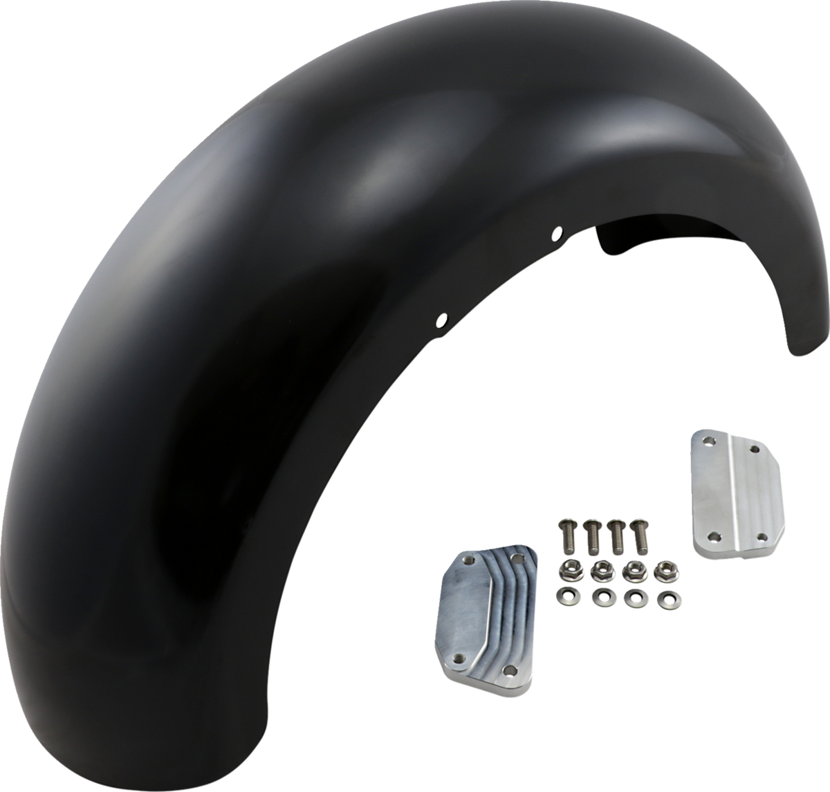 Klock Werks Hugger Series Front Fender with Mounting Blocks for Softail/Dyna