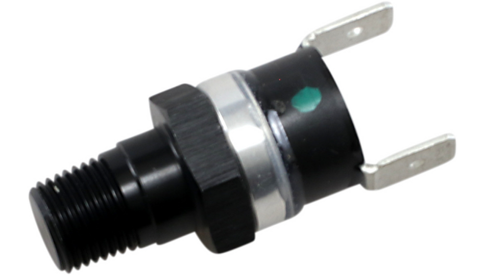 Jagg Oil Coolers 180° F Preset 12V Miniature Thermal Switch for Harley