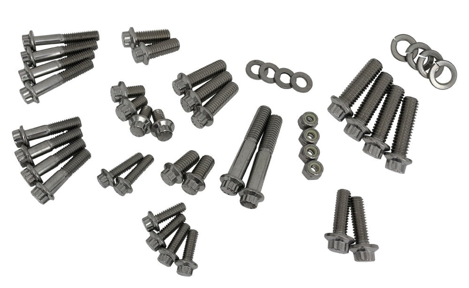 Fueling 3062 Stainless Chassis Dress Up Fastener Kit 17-19 Harley Road Glide