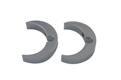 V-Twin Polished Smooth Cable Holder Set 31-0315 Harley 41mm Classic & Big Twin