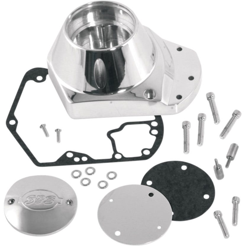 S&S Polished Billet Cam Cover Harley Shovelhead EVO Evolution Big Twin 73-92