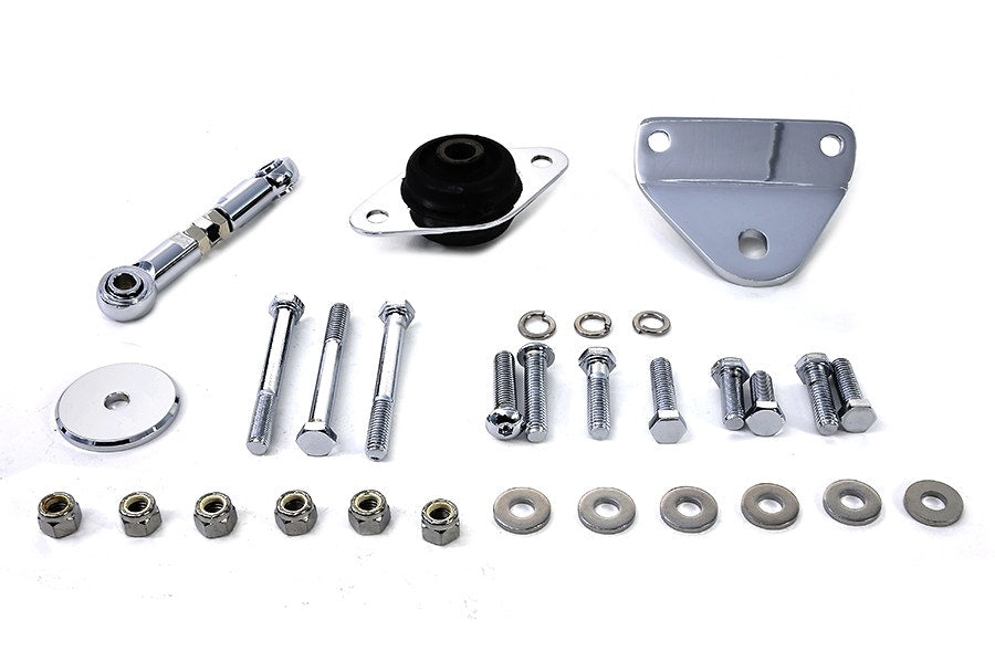 Chrome Front ISO Engine Motor Mount Assembly Kit 79-07 Touring FXR Superglide