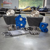 S&S 124" M8 Power Package Bolt-On Big Bore Kit for Milwaukee 8